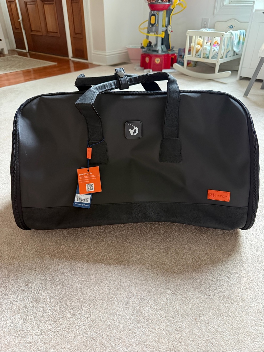 Black Stitch Men's Ultimate Garment Duffel Bag